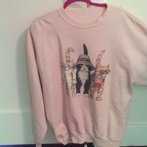 Fun cat sweatshirt!